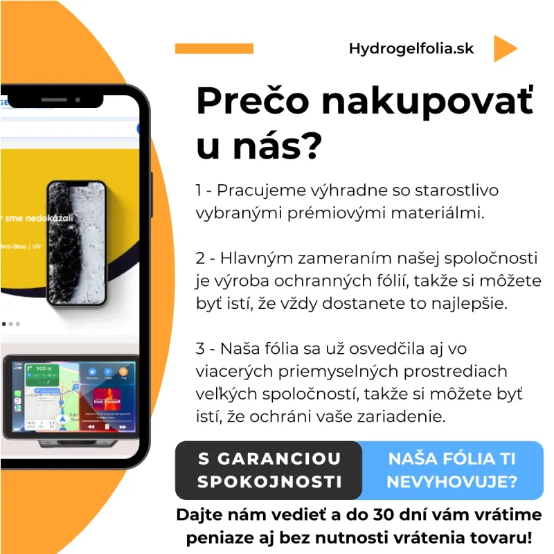 ZTE U809 - Hydrogel ochranná fólia